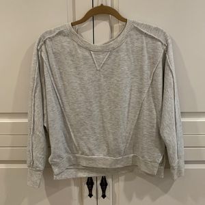 Cropped Grey Sweatshirt